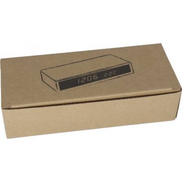 Logo trade promotional merchandise photo of: Desk clock TRONDHEIM