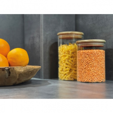 Logo trade promotional gifts image of: Borosilicate container ONTARIO 1000 ml