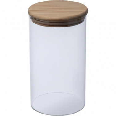 Logotrade promotional giveaway image of: Borosilicate container ONTARIO 1000 ml
