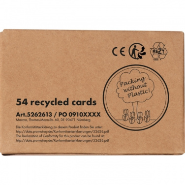 Logo trade advertising products picture of: Playing cards NEW CASTLE