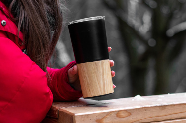 Logo trade promotional merchandise photo of: Thermo mug CESENA 500 ml