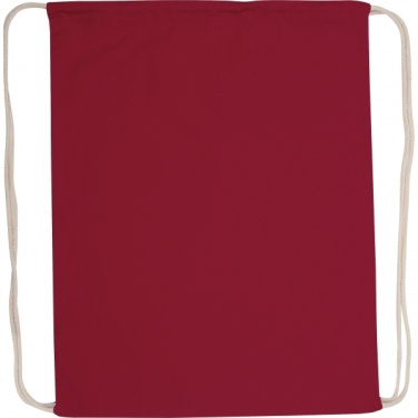 Logotrade corporate gift picture of: Cotton gym bag BUDAPEST