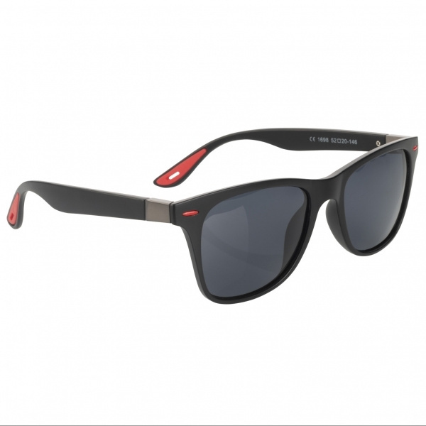 Logo trade promotional merchandise photo of: Sunglasses MAHAVELI Schwarzwolf