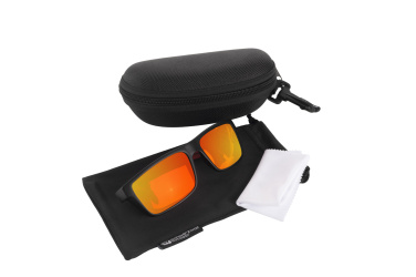 Logotrade promotional giveaway image of: Sunglasses IRAVADI Schwarzwolf