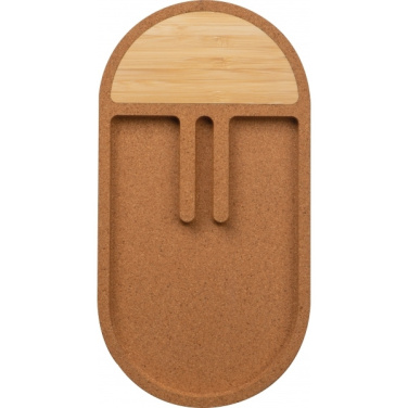 Logo trade corporate gifts image of: Desk organiser with charging station LANCASTER