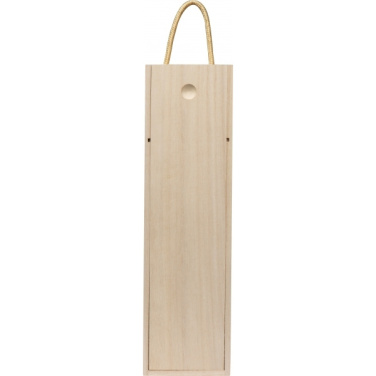 Logo trade corporate gifts image of: Wine box DAVENPORT