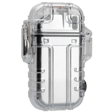 Logo trade promotional items image of: Electrical lighter CALBUCO Schwarzwolf