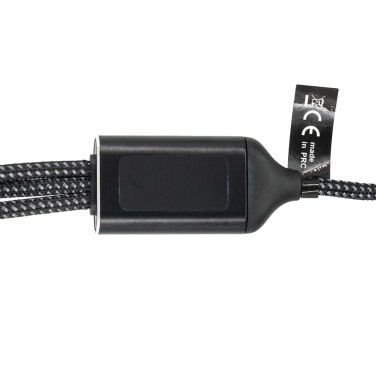 Logotrade promotional items photo of: 3 in 1 cable with elighted logo Pierre Cardin