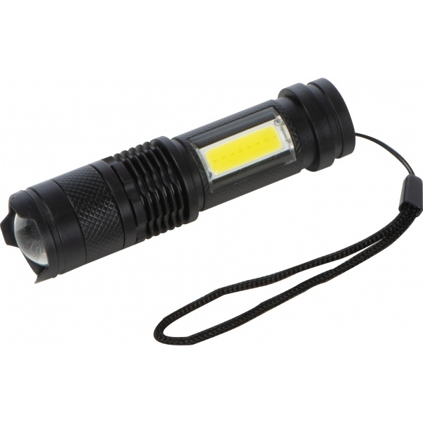 Logo trade advertising products image of: Rechargeable flashlight AARHUS