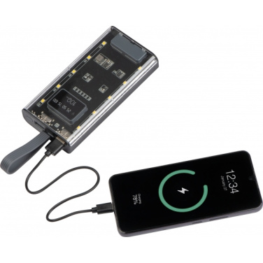 Logo trade promotional giveaways picture of: Power bank 10 000 mAh DARWIN