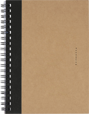 Logo trade corporate gifts image of: Spiral notebook Ravenna
