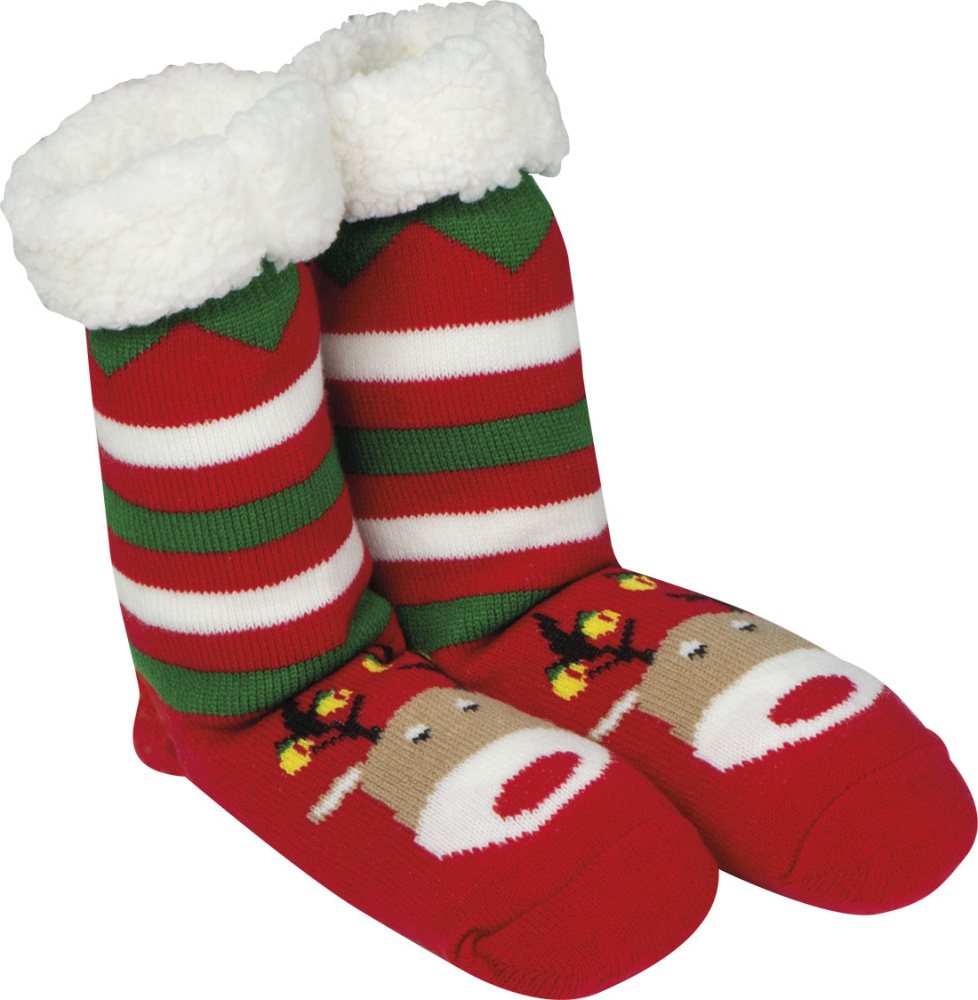 Logo trade promotional gift photo of: Christmas socks Lund