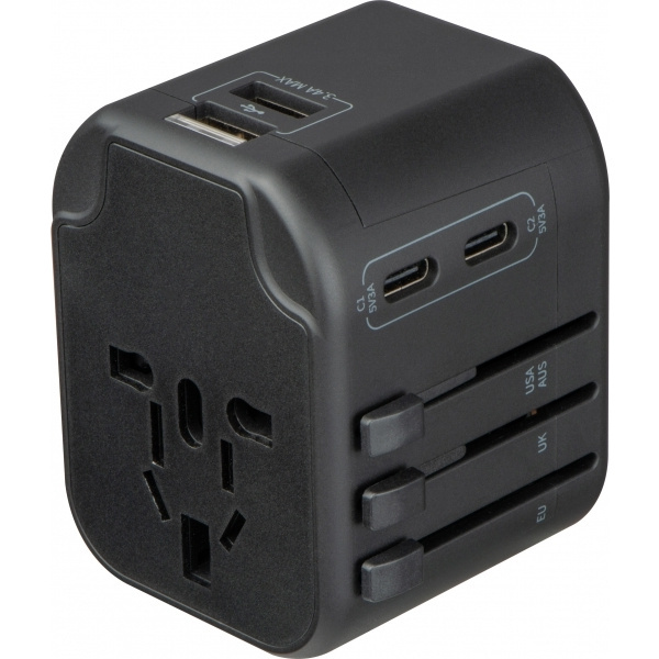 Logotrade promotional merchandise photo of: Travel Adapter Maracena