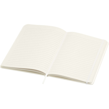 Logo trade promotional items picture of: Bass A5 recycled hard cover notebook with lined pages