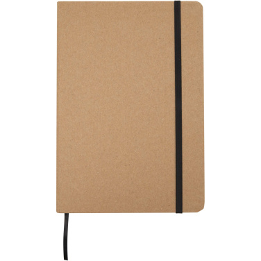 Logo trade corporate gifts picture of: Holm A5 stone paper hard cover notebook with lined pages