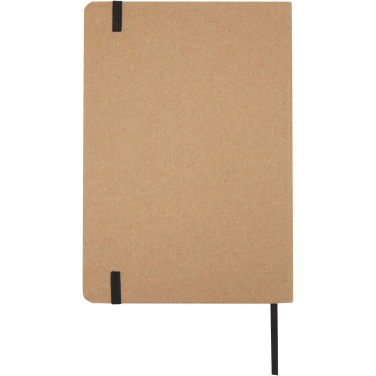 Logo trade corporate gift photo of: Holm A5 stone paper hard cover notebook with lined pages