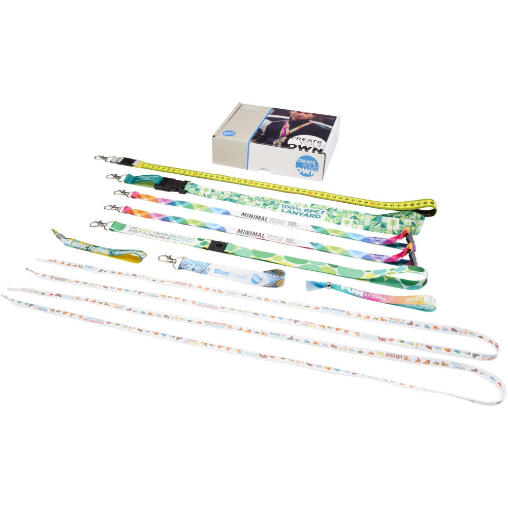 Logo trade promotional giveaway photo of: Sublimation lanyards sample box