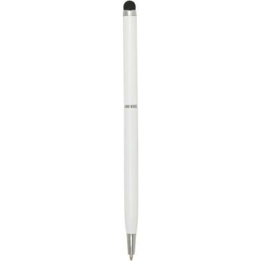 Logo trade promotional giveaways image of: Ore aluminium ballpoint pen with stylus