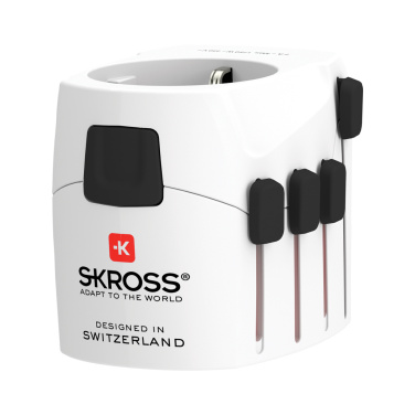 Logotrade promotional merchandise picture of: SKROSS Pro 3-Pole World Travel Adapter