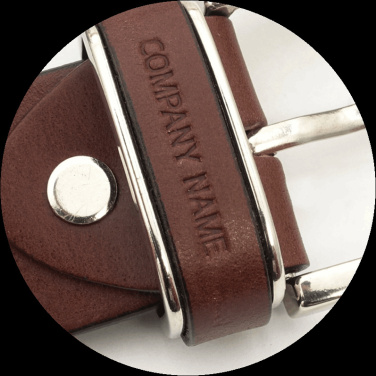 Logotrade promotional product picture of: Leather belt 502035000