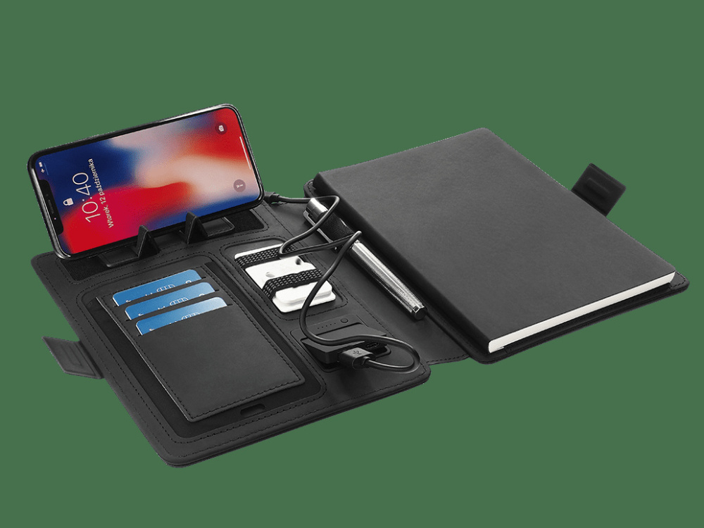 Logo trade promotional product photo of: HERMANO Power Bank Organizer 54713000