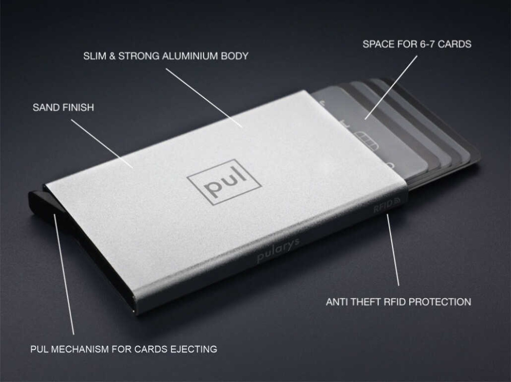 Logo trade corporate gift photo of: RFID credit card holder 94410800