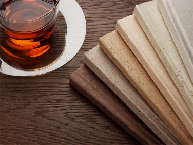 Logo trade promotional items image of: Recycled Tea Notebook 209734000