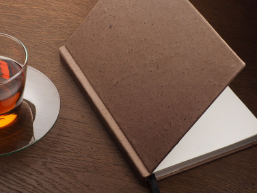 Logotrade promotional giveaway picture of: Recycled Coffee Notebook 209733900