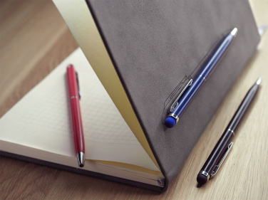 Logo trade advertising products picture of: Magnetic notebook with a pen 124715100