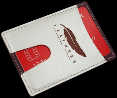 Logo trade promotional merchandise picture of: Credit card holder 544119