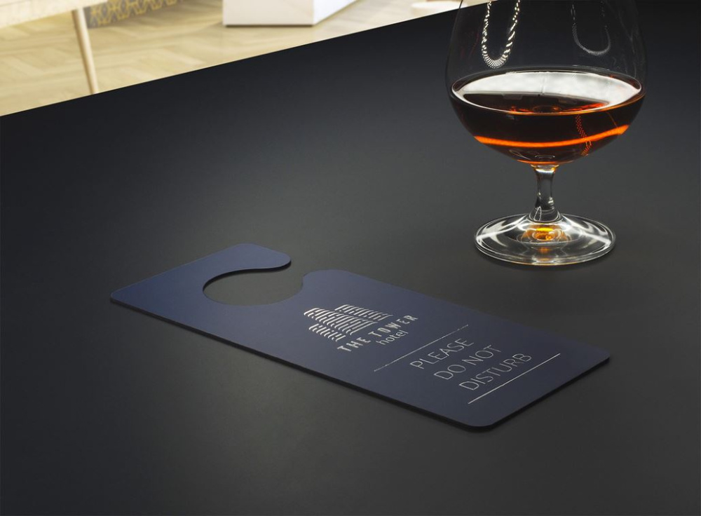 Logo trade corporate gifts image of: DND door sign 1159094