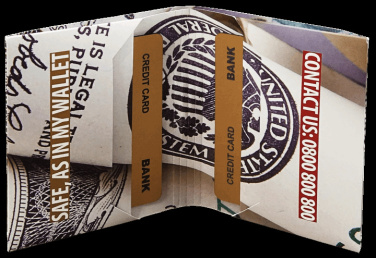 Logo trade advertising product photo of: Origami wallet 998117