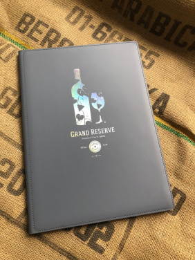 Logo trade promotional giveaways image of: Menu cover Fine Dining 1059094