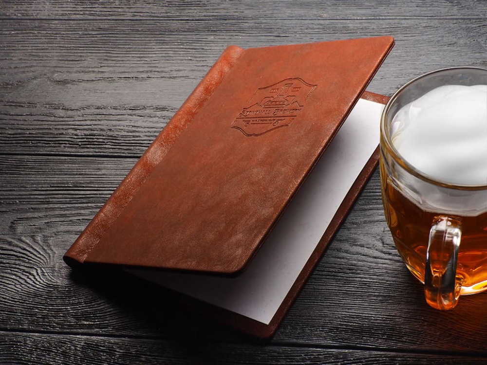 Logo trade corporate gift photo of: Menu cover 2048325