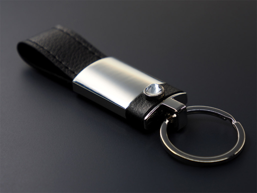 Logotrade corporate gift image of: Swarovski Crystal Keyring 908095