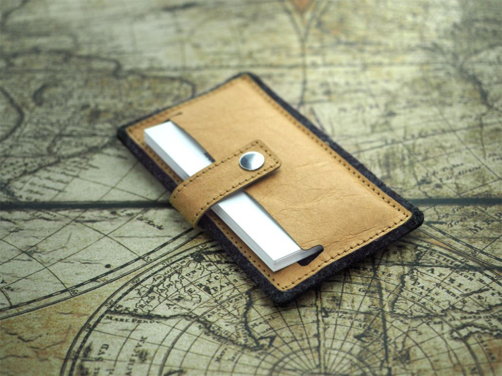 Logo trade promotional merchandise image of: Business card holder 1324140