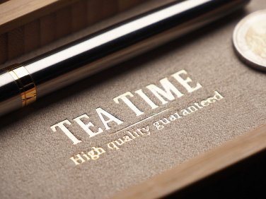 Logo trade corporate gift photo of: Wooden desk organiser 1850292