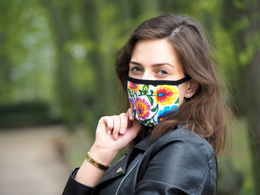 Logotrade promotional product picture of: MARS cotton mask (size M) 1379165