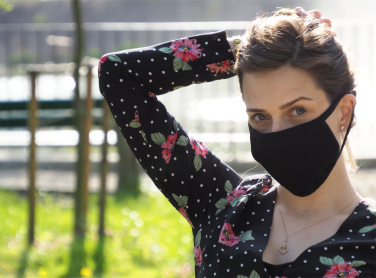 Logo trade advertising products picture of: MARS cotton mask (size M) 1379165