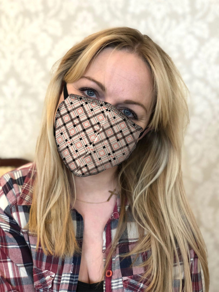 Logotrade promotional item image of: ZEFIR cotton face mask 1400165