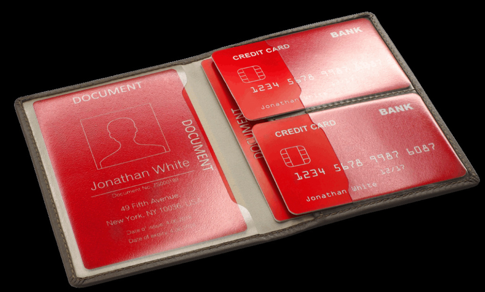 Logotrade promotional merchandise photo of: RFID document wallet 611131