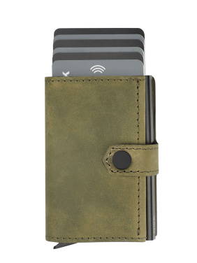 Logo trade business gifts image of: RFID wallet - Hunter Leather 2109284