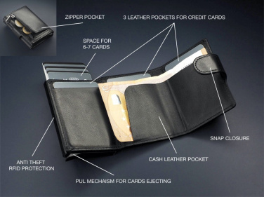 Logo trade business gifts image of: RFID wallet 1237131
