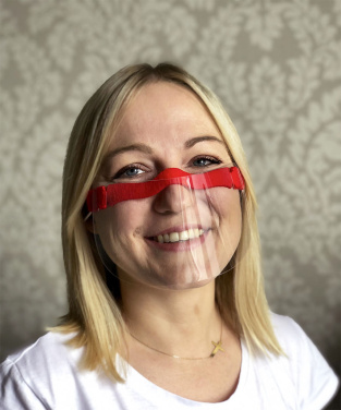 Logotrade promotional item picture of: HESTIA clear face shield-mask for mouth and nose 1452162