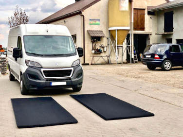 Logo trade corporate gifts image of: Transit disinfection mat 120x500x4cm 1366087