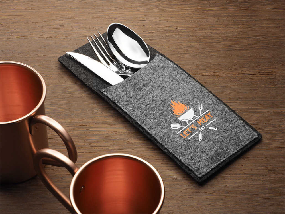 Logo trade promotional merchandise picture of: Cutlery case 1645246