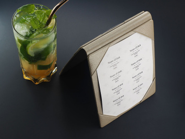 Logo trade advertising products picture of: Promo menu 1604280