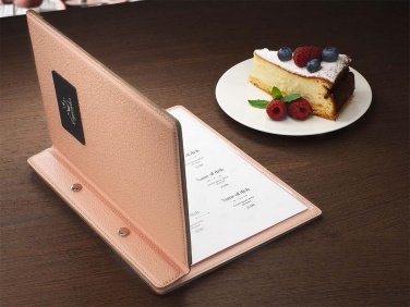 Logo trade promotional merchandise picture of: Menu cover 1087281