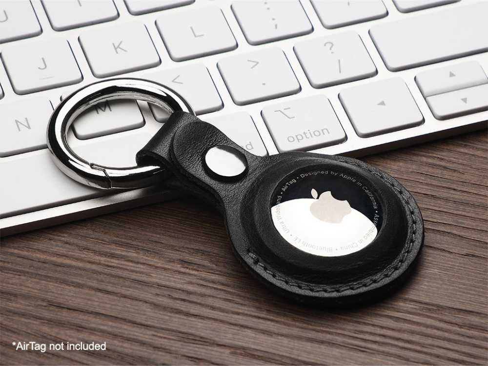 Logotrade promotional products photo of: Keyring with holder for AirTag 1914141