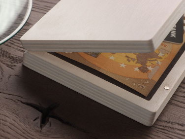 Logotrade promotional item image of: Wooden bill box 1816121